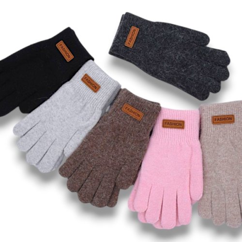 Перчатки КОРОЛЕВА (one size) J2027 mix (зима) КОРОЛЕВА J2027 mix