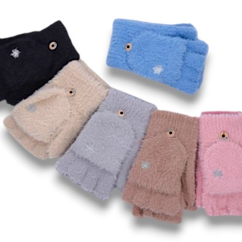 Варежки КОРОЛЕВА (one size) J3012 mix (зима) КОРОЛЕВА J3012 mix