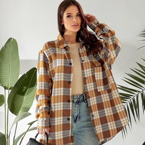 Рубашка BAT (46-56) 55-7 beige (деми) BAT 55-7 beige