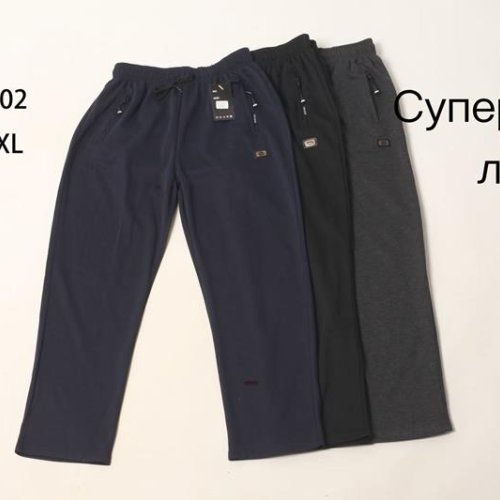 Штаны спорт Giang (5XL-9XL) 8102 black (деми) Giang 8102 black