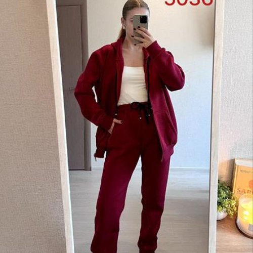 Костюм спорт FSN (52-58) 5036 wine (зима) FSN 5036 wine