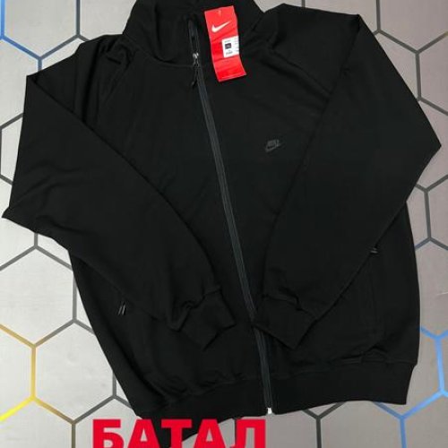 Кофта спорт Alex Clothes (2XL-6XL) 4833 black (деми) Alex Clothes 4833 black