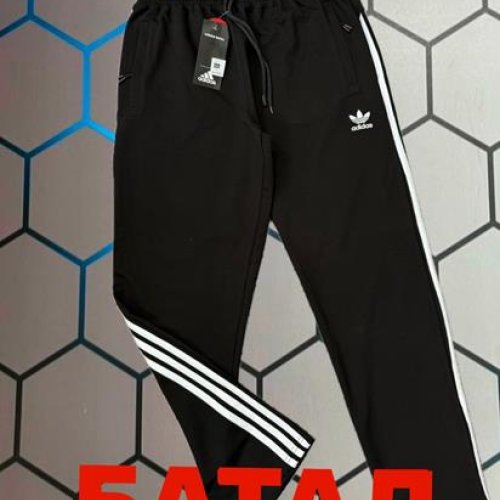 Штаны спорт Alex Clothes (2XL-6XL) 4873 black (деми) Alex Clothes 4873 black