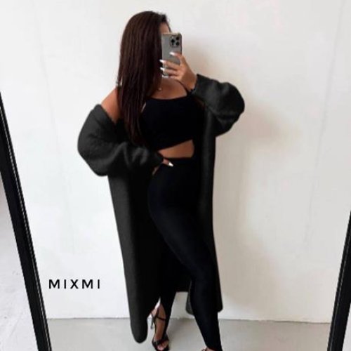 Кардиган Modnulya (42-52) 7077 black (деми) Modnulya 7077 black