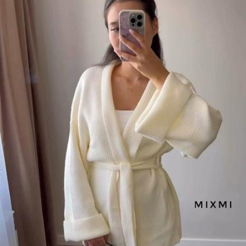 Кардиган Modnulya (48-52) 7557 white (деми) Modnulya 7557 white