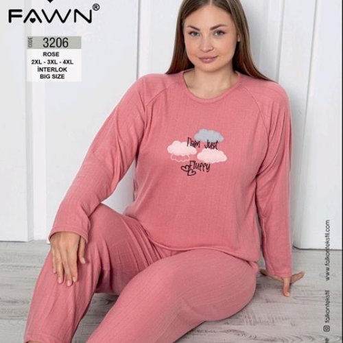 Пижама Romeo life (52-56) 3206 powder (деми) Romeo life 3206 powder