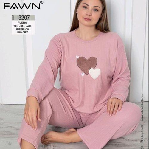 Пижама Romeo life (52-56) 3207 pink (деми) Romeo life 3207 pink
