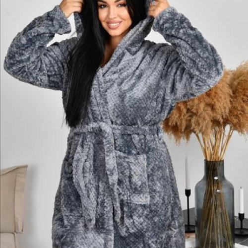 Халат Romeo life (54-62) 70096 grey (зима) Romeo life 70096 grey