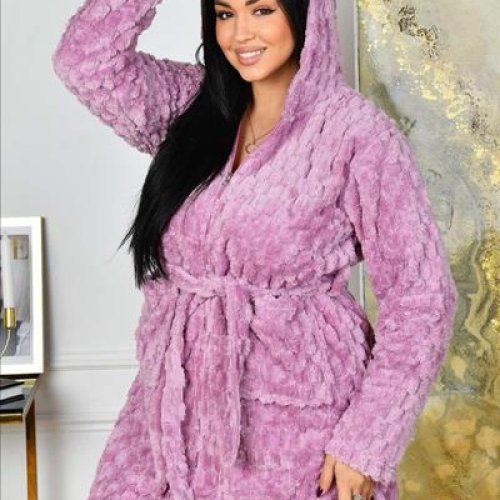 Халат Romeo life (50-58) 70106 lilac (зима) Romeo life 70106 lilac