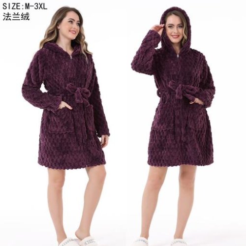 Халат Romeo life (M-3XL) 70107 purple (зима) Romeo life 70107 purple