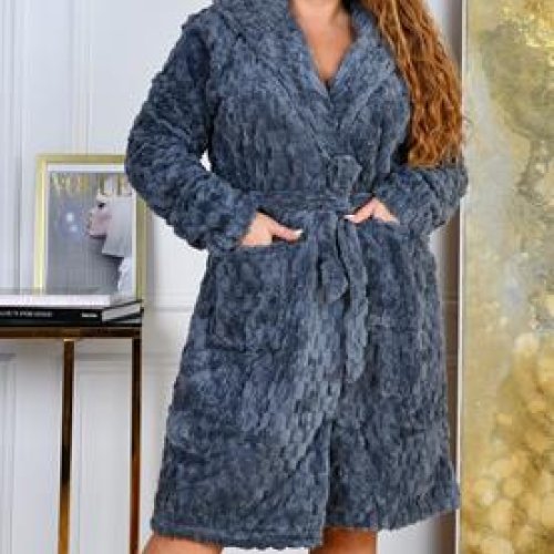 Халат Romeo life (54-62) 70109 blue (зима) Romeo life 70109 blue