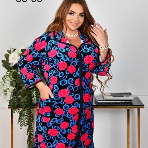 Халат Romeo life (58-66) 800-125 navy (деми) Romeo life 800-125 navy