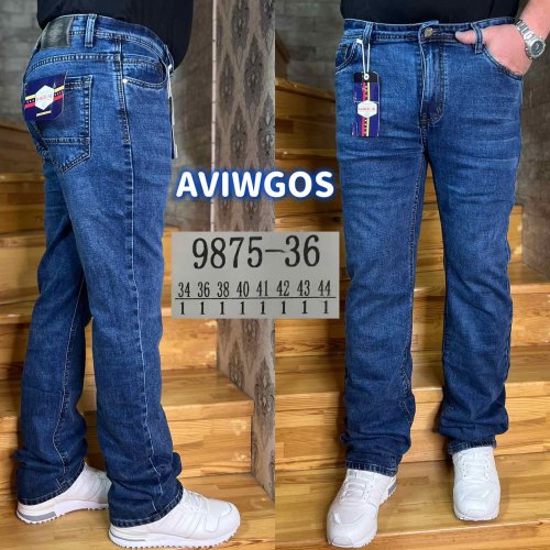 Джинсы God Baron (34-44) 9875-36 blue (деми) God Baron 9875-36 blue