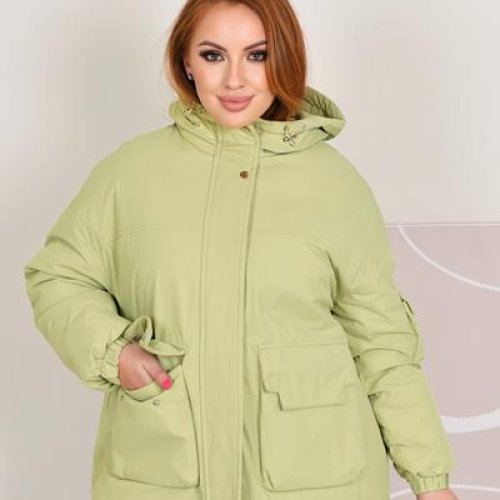 Куртка Katty (M-3XL) 9521 green (зима) Katty 9521 green