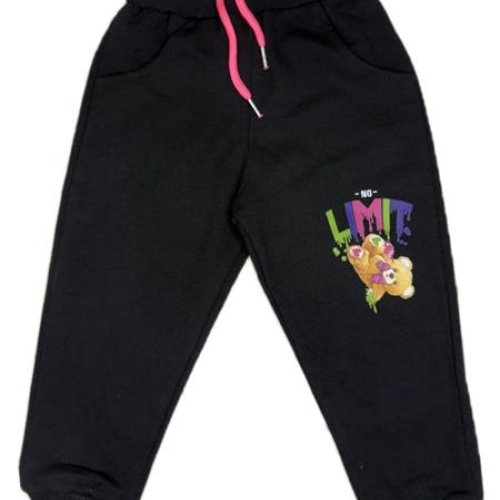 Штаны спорт Malibu2 (1-4) 1002 black (деми) Malibu2 1002 black