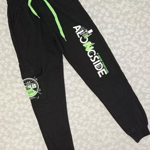 Штаны спорт Malibu2 (13-16) 1028-25 black (деми) Malibu2 1028-25 black