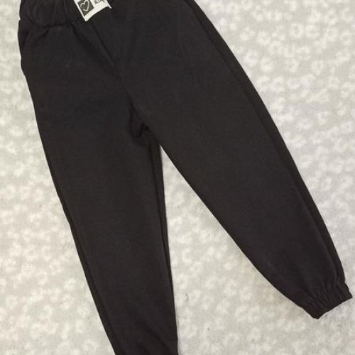 Штаны спорт Malibu2 (3-7) 1428 black (деми) Malibu2 1428 black