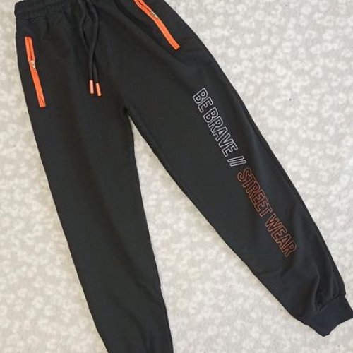 Штаны спорт Malibu2 (9-12) 9770 black (зима) Malibu2 9770 black