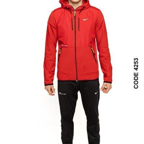 Костюм спорт AZT (M-3XL) 4253 red (деми) AZT 4253 red