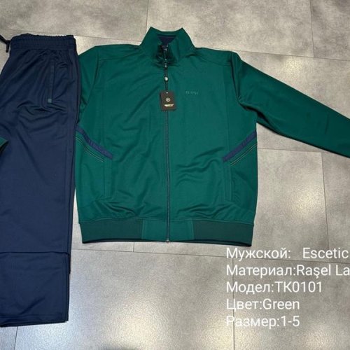 Костюм спорт AZT (54-62) TK0101 green (деми) AZT TK0101 green