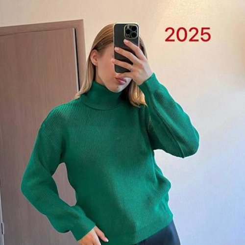 Свитер FSN (42-48) 2025 green (зима) FSN 2025 green