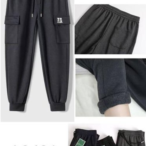 Штаны спорт Giang (XL-5XL) A2421-1 grey (зима) Giang A2421-1 grey