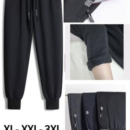 Штаны спорт Giang (XL-5XL) A2413 grey (зима) Giang A2413 grey
