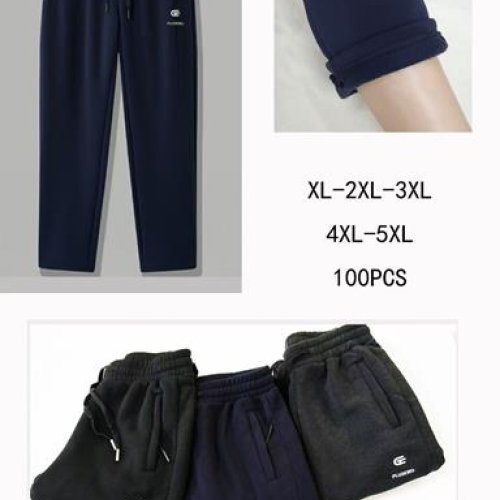 Штаны спорт Giang (XL-5XL) A2426 grey (зима) Giang A2426 grey