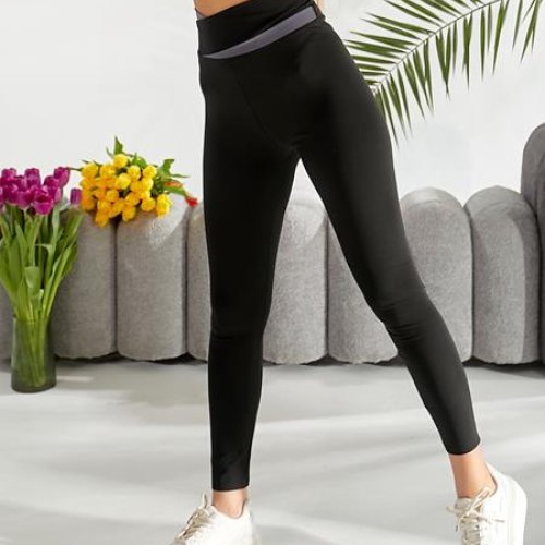 Лосины Sport style (S-XL) 952 black (деми) Sport style 952 black