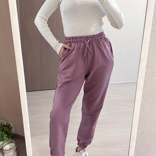 Штаны спорт FSN (46-52) 2593 purple (деми) FSN 2593 purple