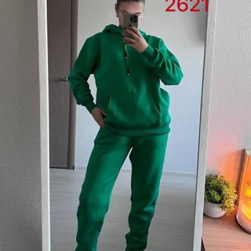 Костюм спорт FSN (46-52) 2621 green (зима) FSN 2621 green