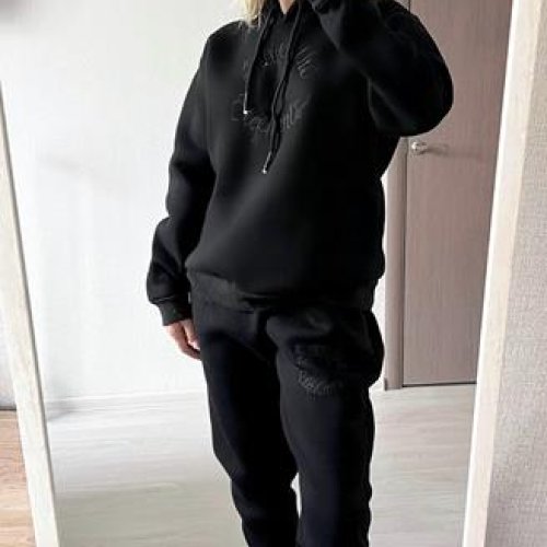 Костюм спорт FSN (46-52) 3002 black (зима) FSN 3002 black