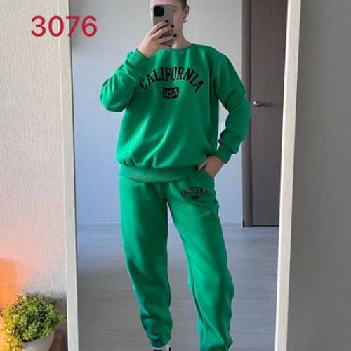 Костюм спорт FSN (42-48) 3076 green (зима) FSN 3076 green
