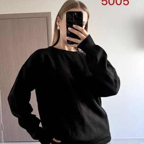 Свитер FSN (46-50) 5005 black (деми) FSN 5005 black