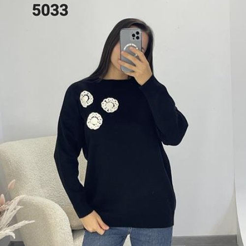 Свитер FSN (46-52) 5033 black (деми) FSN 5033 black
