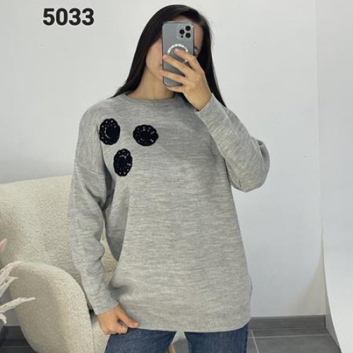 Свитер FSN (46-52) 5033 grey (деми) FSN 5033 grey