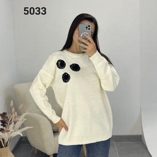 Свитер FSN (46-52) 5033 white (деми) FSN 5033 white