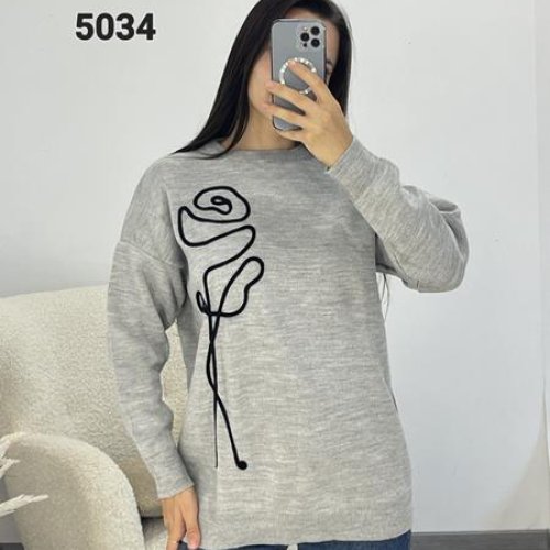 Свитер FSN (46-52) 5034 grey (деми) FSN 5034 grey