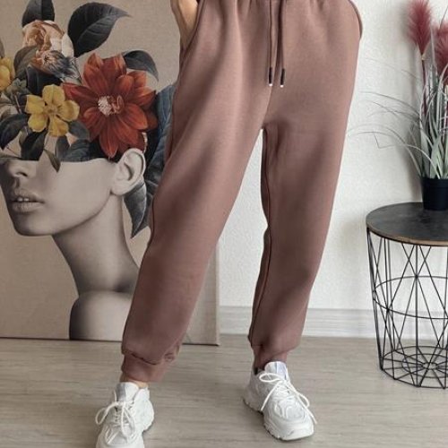 Штаны спорт FSN (48-54) 6212 brown (зима) FSN 6212 brown