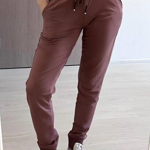 Штаны спорт FSN (42-48) 6240 brown (деми) FSN 6240 brown