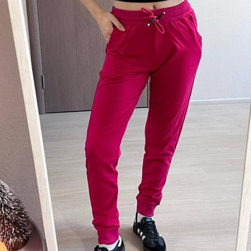 Штаны спорт FSN (42-48) 6240 crimson (деми) FSN 6240 crimson