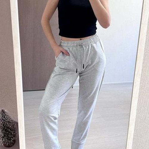 Штаны спорт FSN (44-50) 6241 grey (деми) FSN 6241 grey