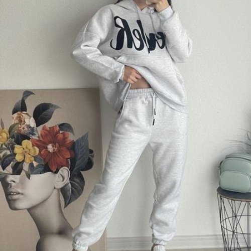 Костюм спорт FSN (46-52) 6347 grey (зима) FSN 6347 grey