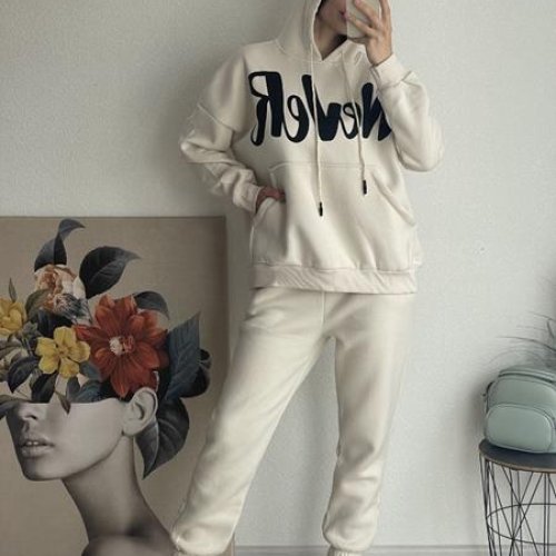 Костюм спорт FSN (46-52) 6347 l.beige (зима) FSN 6347 l.beige