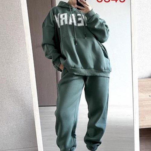Костюм спорт FSN (46-52) 6349 green (зима) FSN 6349 green