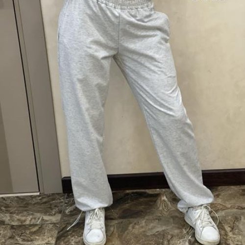 Штаны спорт FSN (M-XL) 6448 l.grey (деми) FSN 6448 l.grey