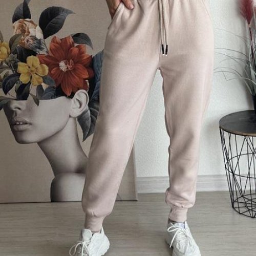 Штаны спорт FSN (46-52) 7434 beige (зима) FSN 7434 beige