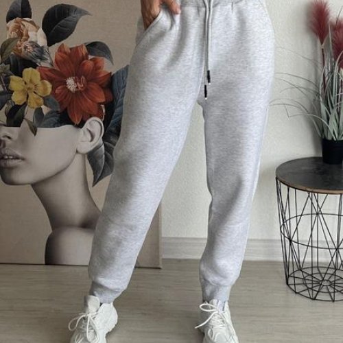 Штаны спорт FSN (46-52) 7434 grey (зима) FSN 7434 grey