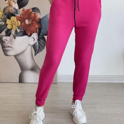 Штаны спорт FSN (42-48) 7435 crimson (зима) FSN 7435 crimson