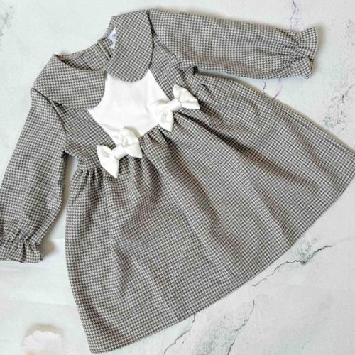 Платье Moda school (92-116) 7274 grey (деми) Moda school 7274 grey